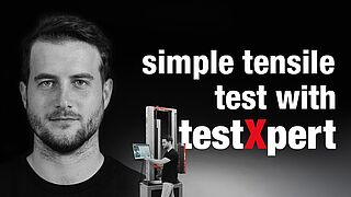 Eseguire un test con testXpert secondo la norma ASTM D638 con istruzioni passo-passo