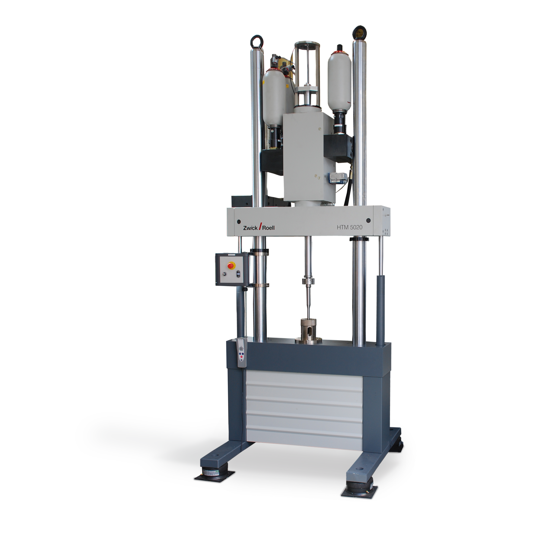 Servohydraulic testing machine for high strain rates